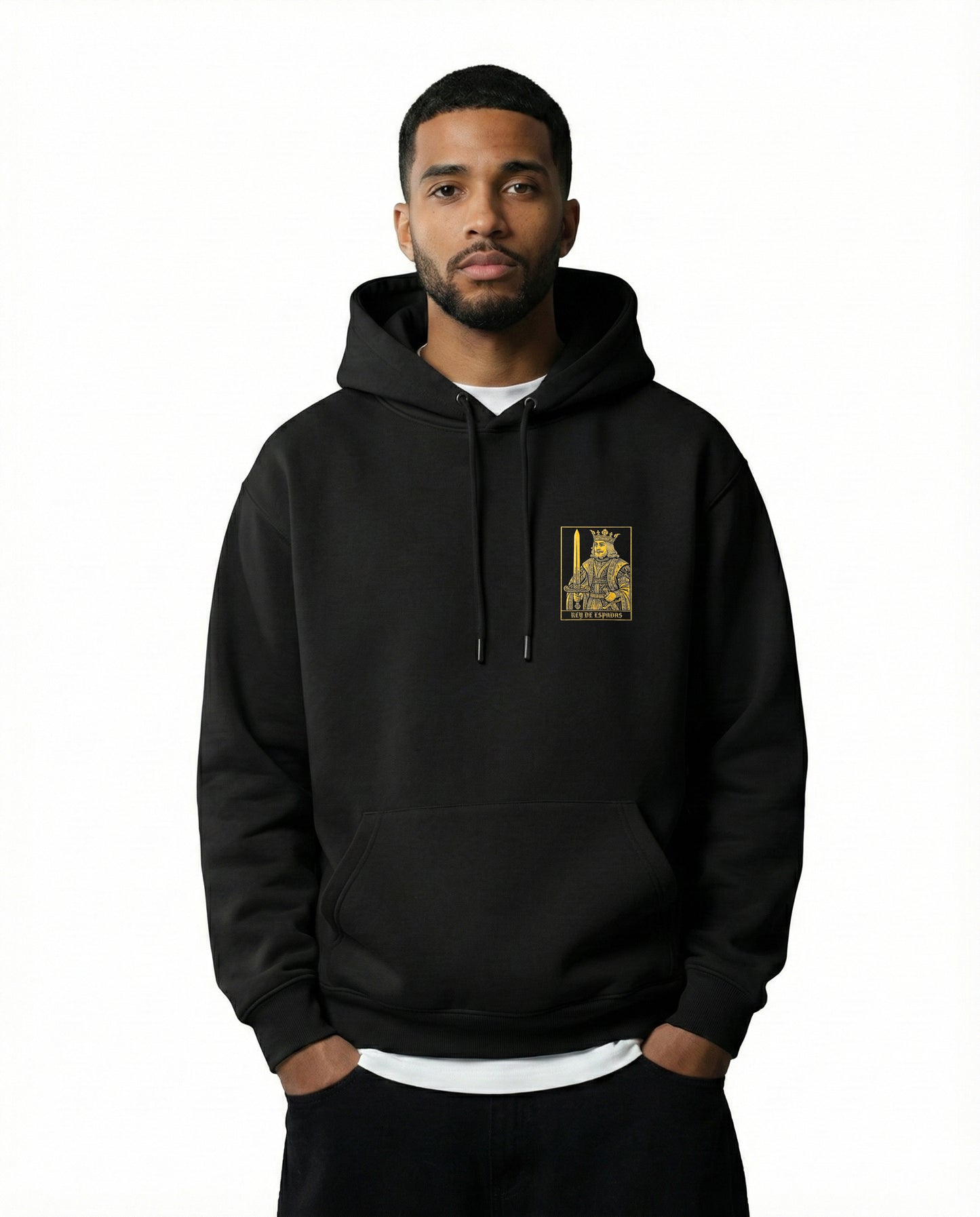 Hoodie Black "Rey de Espadas" – Ronda Legend
