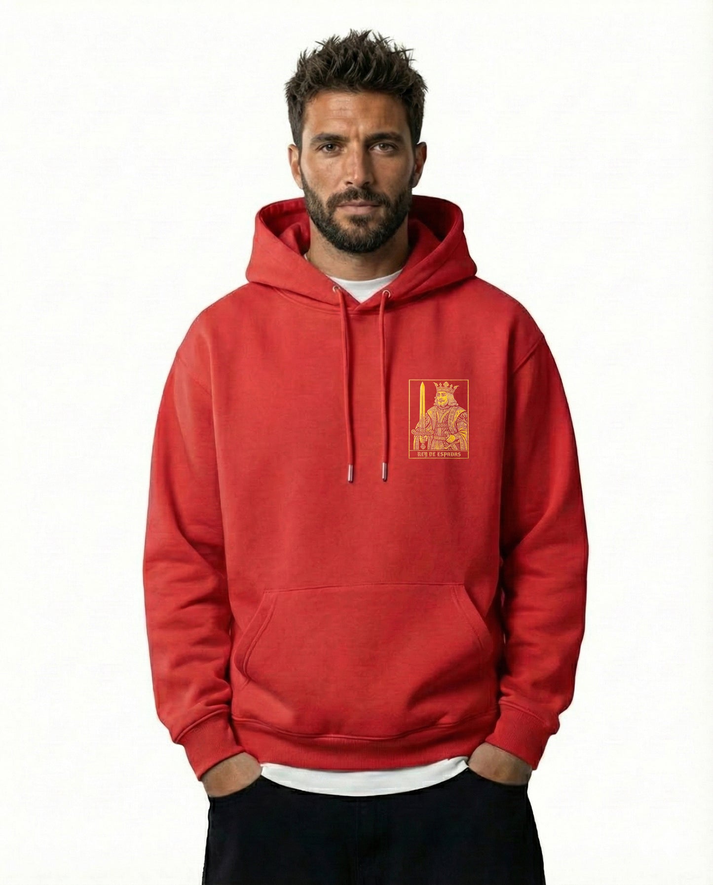 Hoodie Rouge "Rey de Espadas" – Ronda Legend