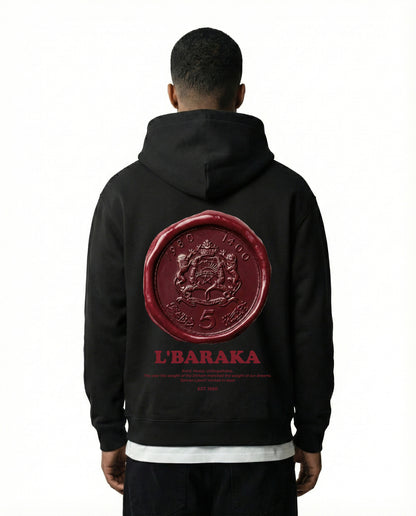 Hoodie black L'Baraka 1980 - 5 Dirhams Art