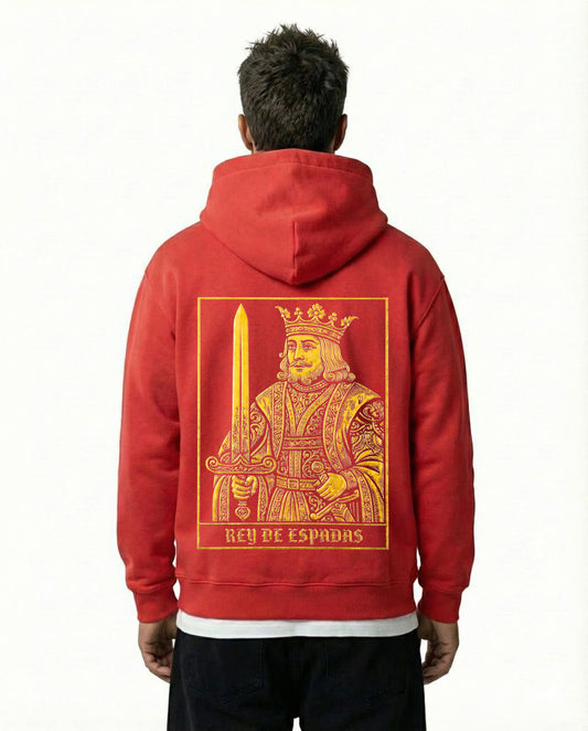 Hoodie Rouge "Rey de Espadas" – Ronda Legend